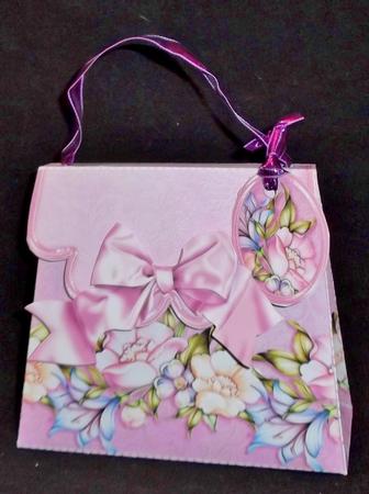 Handbag Gift Box Pink Anemones by Allen Bowen