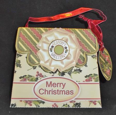 Handbag Gift Box Holly Pattern by Allen Bowen