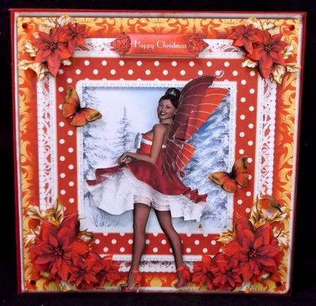 The Christmas Fairy Card Front Kit by Allen Bowen