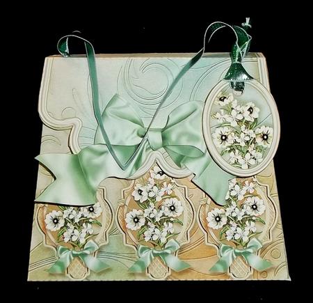 Handbag Gift Box Shabby Chic Floral by Allen Bowen