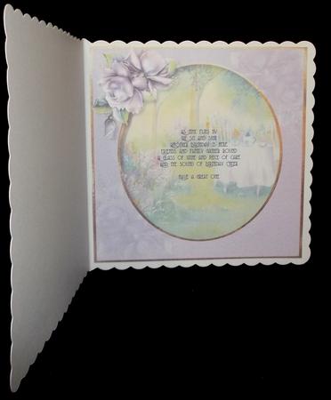 Watercolour Tea in the Garden Insert by Allen Bowen