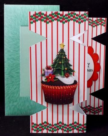 Christmas Cupcake by Allen Bowen