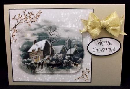 Starry Winter Scene by Allen Bowen