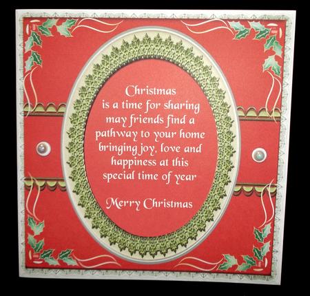 Christmas Verse Topper by Allen Bowen