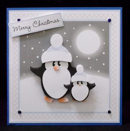 Penguin Snowy Wishes Topper by Allen Bowen