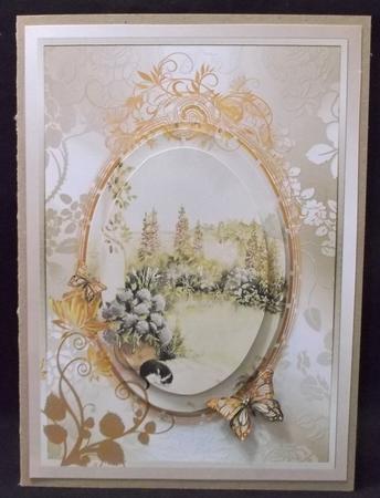 Vintage English Country Garden Decoupage by Allen Bowen