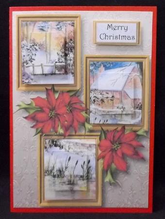 Winter Cottage Frame Trio by Allen Bowen