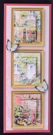 Rose Cottage Frame Trio Large Dl by Allen Bowen