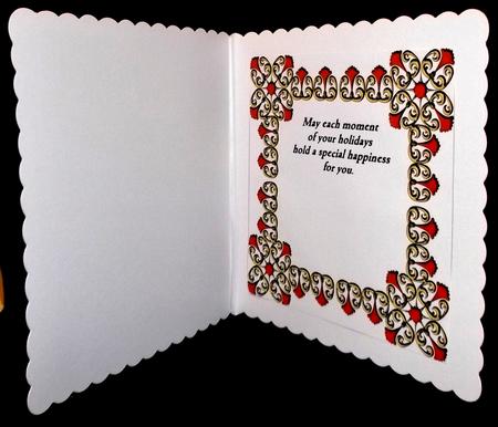 8x8 Christmas Greeting Insert 34 by Allen Bowen