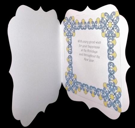 8x8 Christmas Greeting Insert 40 by Allen Bowen
