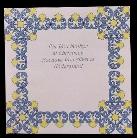 8x8 Christmas Greeting Insert 41 by Allen Bowen