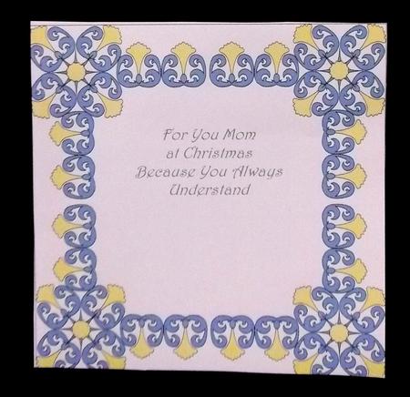 8x8 Christmas Greeting Insert 43 by Allen Bowen