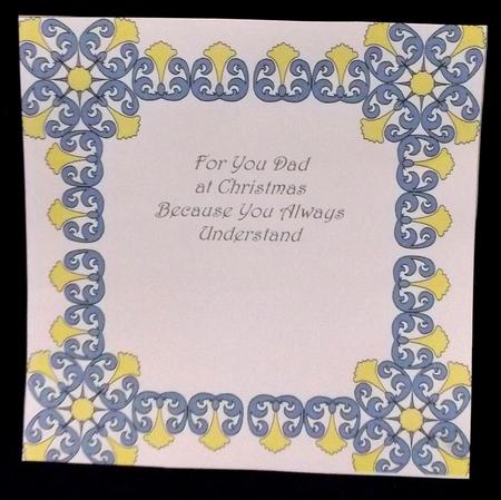 8x8 Christmas Greeting Insert 45 by Allen Bowen
