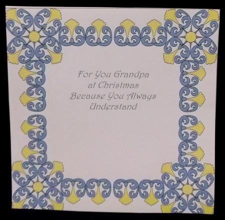 8x8 Christmas Greeting Insert 47 by Allen Bowen