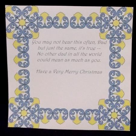 8x8 Christmas Greeting Insert 48 by Allen Bowen