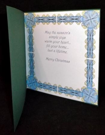 8x8 Christmas Greeting Insert 52 by Allen Bowen