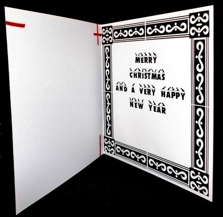 8x8 Christmas Greeting Insert by Allen Bowen