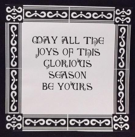 8x8 Christmas Greeting Insert 4 by Allen Bowen