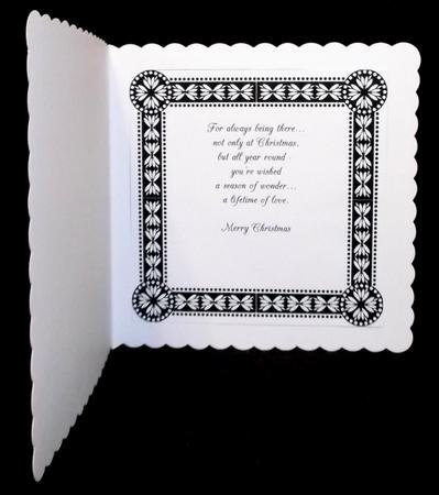 8x8 Christmas Greeting Insert 8 by Allen Bowen