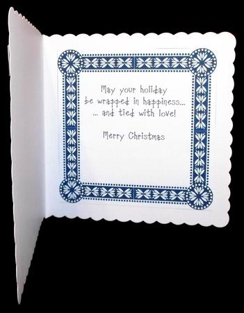 8x8 Christmas Greeting Insert 11 by Allen Bowen
