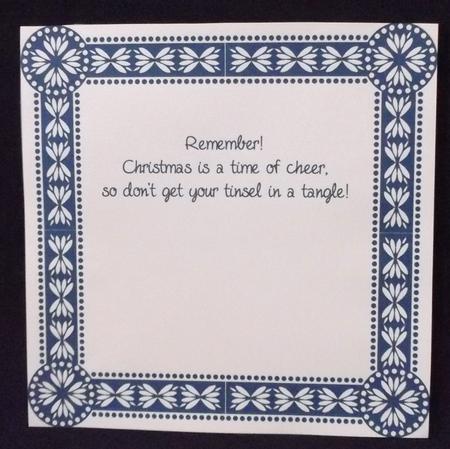 8x8 Christmas Greeting Insert 16 by Allen Bowen