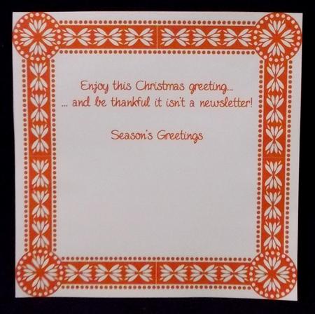 8x8 Christmas Greeting Insert 18 by Allen Bowen