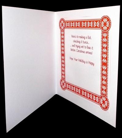 8x8 Christmas Greeting Insert 19 by Allen Bowen