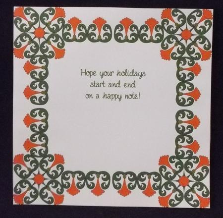 8x8 Christmas Greeting Insert 21 by Allen Bowen