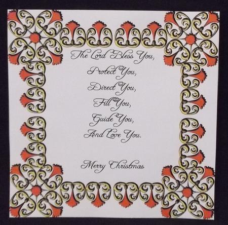 8x8 Christmas Greeting Insert 29 by Allen Bowen