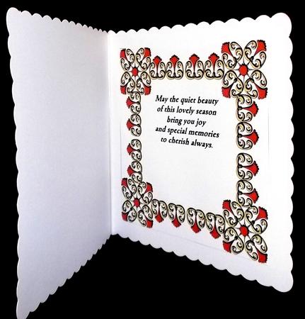 8x8 Christmas Greeting Insert 33 by Allen Bowen