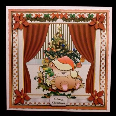Snoozy Christmas 7x7ins Mini Kit by Allen Bowen