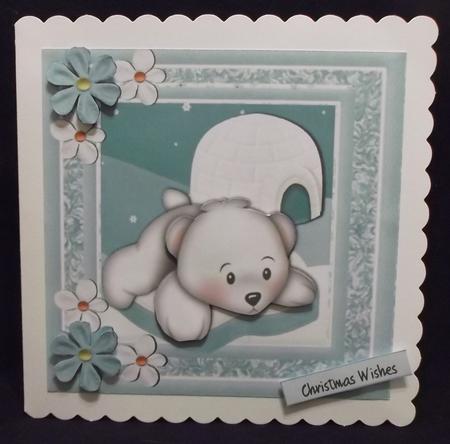 Little Polar Bears Ice Block by Allen Bowen