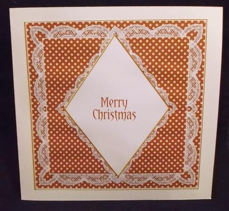 Sunrise White Dotty Spot 7in Diamond Insert Panel by Allen Bowen