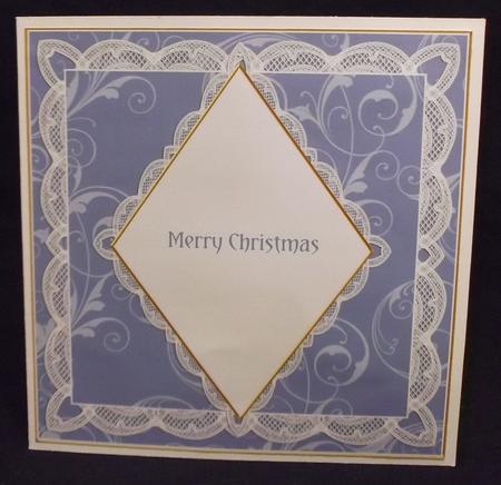 Dblue Swirls 7in Diamond Insert Panel by Allen Bowen