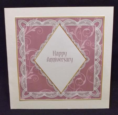 Purple Swirls 7in Diamond Insert Panel by Allen Bowen