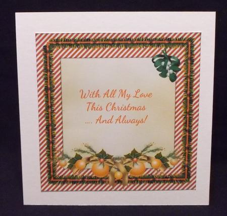 Mistletoe & Ribbons Insert Panel by Allen Bowen