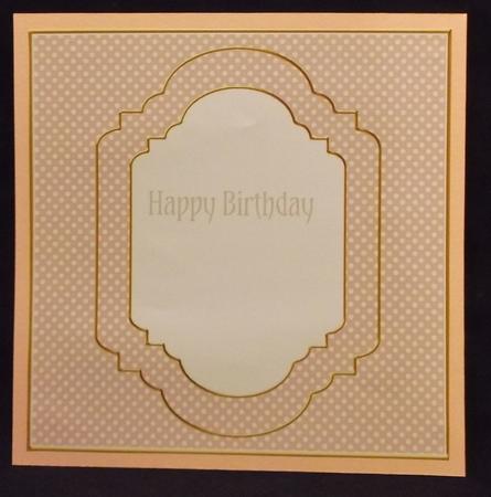 Vtea Dotty Fancy 7in Square Insert Panel Sheet by Allen Bowen