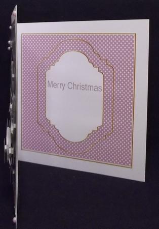 Purple Dotty Fancy 7in Square Insert Panel Sheet by Allen Bowen