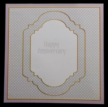 Silver Dotty Fancy 7in Square Insert Panel Sheet by Allen Bowen