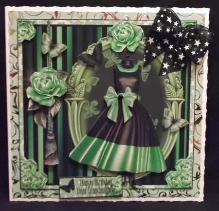 The Little Black Dress Card Front Kit Plus Insert by Allen Bowen