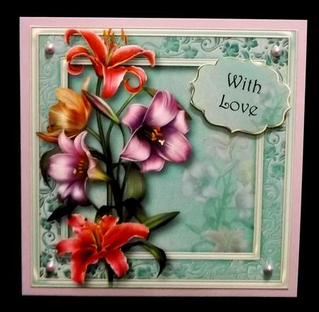 Gorgeous Lily Bouquet 8x8 Quick Topper by Allen Bowen