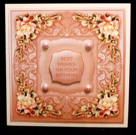 Autumn Roses Quick Card Front by Allen Bowen