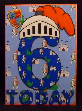 Six Today Birthday Knight A5 by Allen Bowen