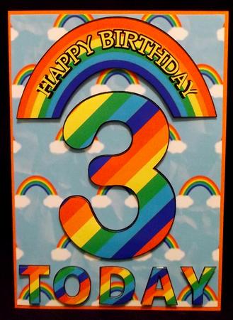 Three Today Rainbows A5 by Allen Bowen