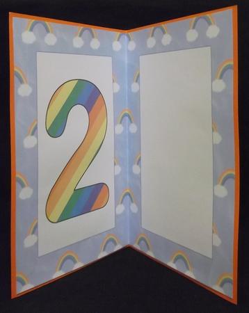Two Today Rainbows A5 Insert by Allen Bowen