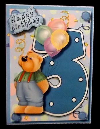 Happy Birthday 3 Today  by Allen Bowen