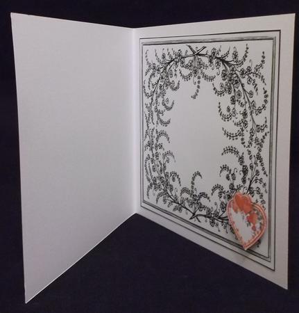 Vintage Mono Valentine Insert by Allen Bowen