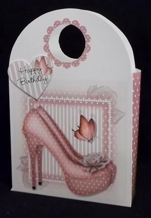 Pink Shoes Large Gift Bag by Allen Bowen