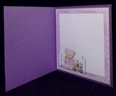 Insert Birthday Girl Garden Teddie by Allen Bowen