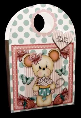 Cupcake Maisy Large Gift Bag by Allen Bowen